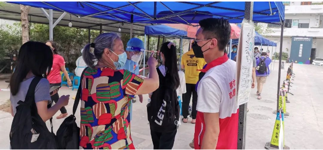 有序有愛有溫度，T.I.T雙魚文體園助力南石頭街道核酸檢測(cè)