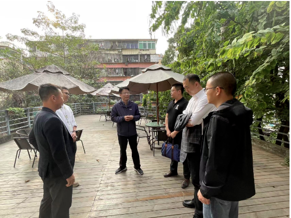 梅州市梅江區(qū)委常委、副區(qū)長林勇軍一行來訪T.I.T創(chuàng)意園
